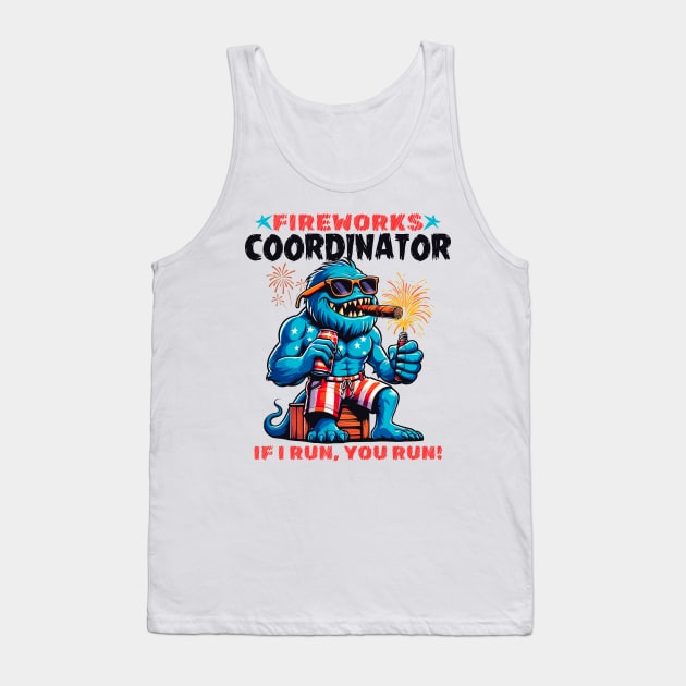 Fireworks Coordinator Tank Top by Etopix